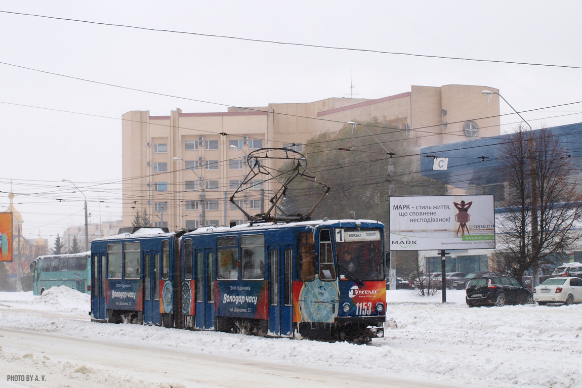 Lviv, Tatra KT4D č. 1153