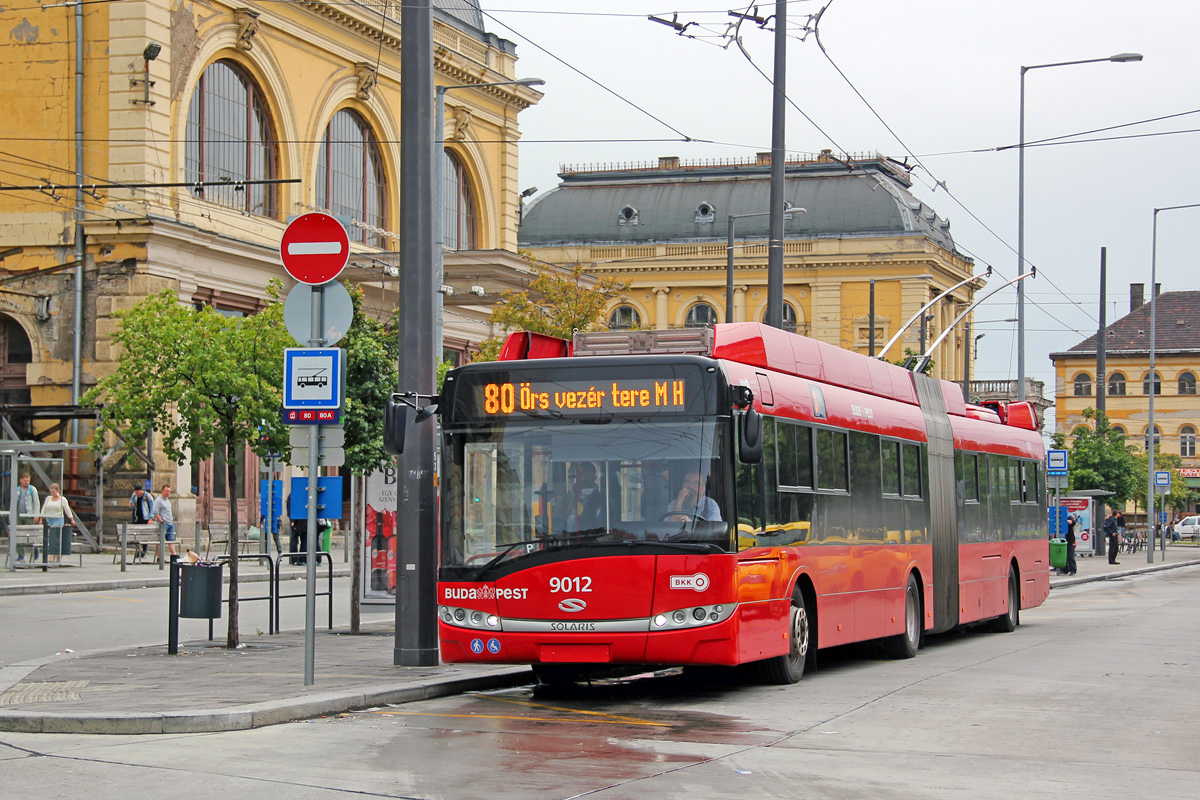 Budapest, Solaris Trollino III 18 Škoda № 9012