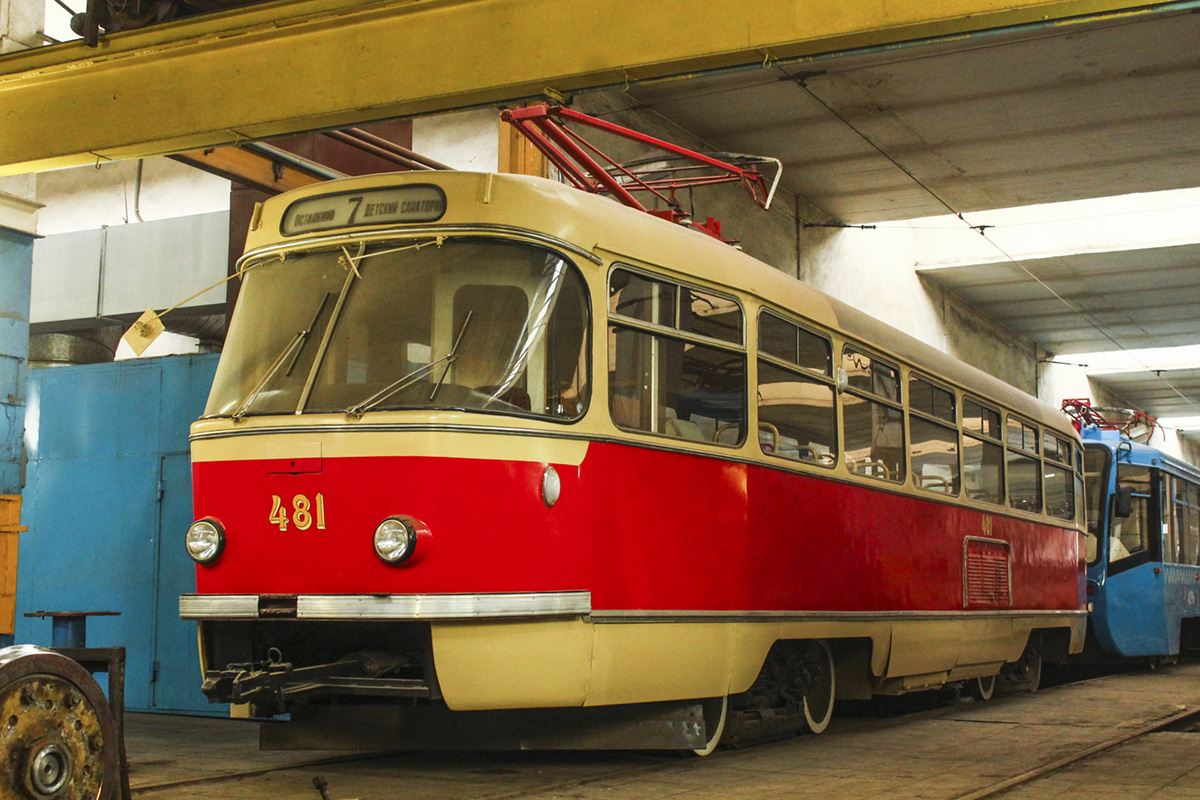 Moscow, Tatra T3SU (2-door) # 481