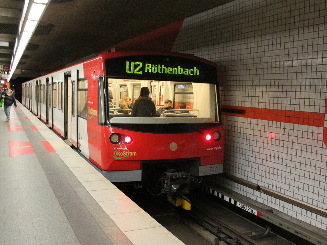 Nuremberg, VAG-Baureihe DT3 nr. 737