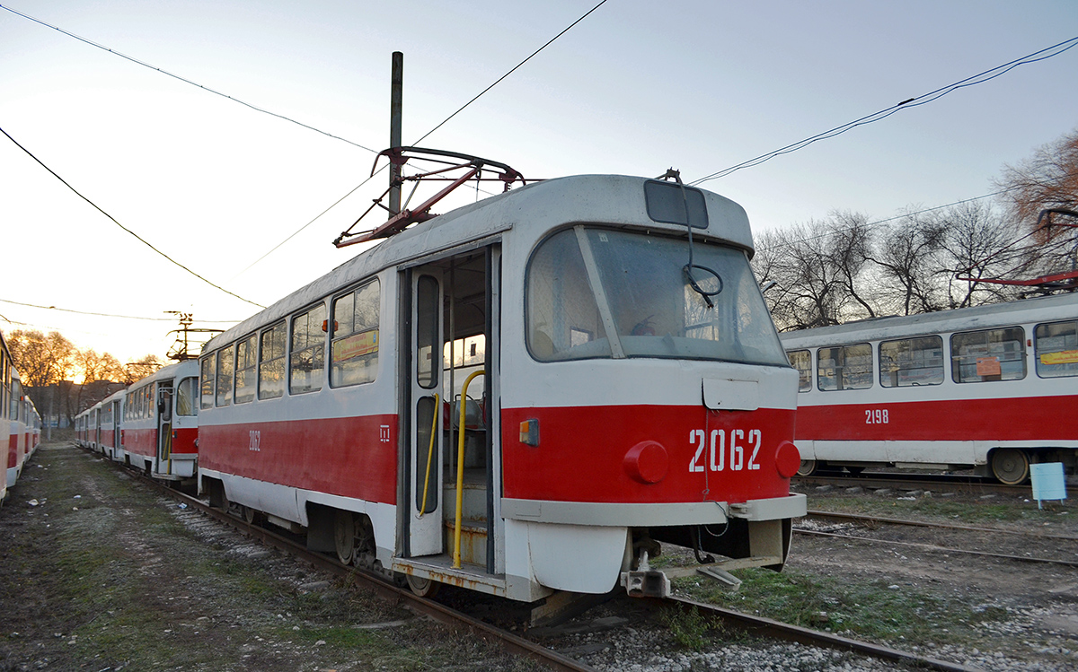 Самара, Tatra T3SU (двухдверная) № 2062; Самара — Кировское трамвайное депо