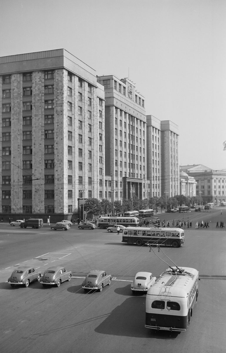 Москва, МТБ-82М № 1114; Москва — Исторические фотографии — Трамвай и Троллейбус (1946-1991)