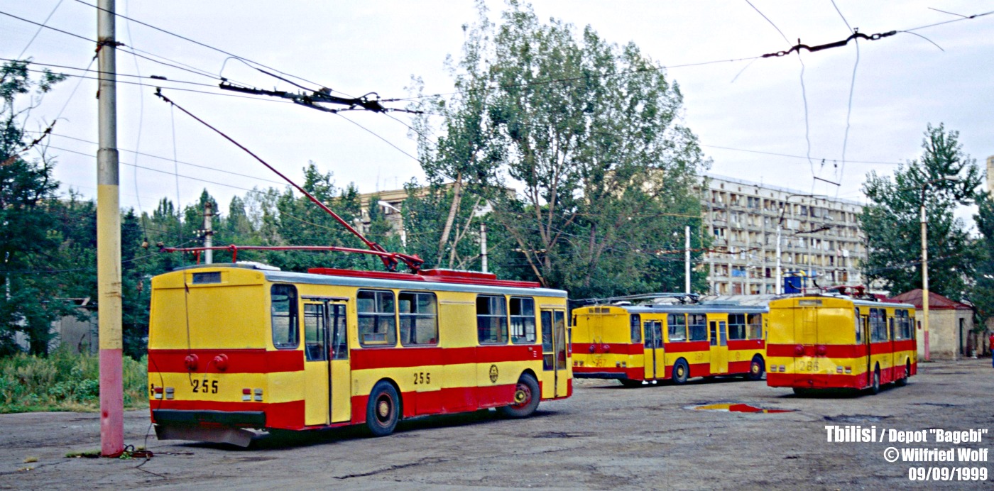 Тбилиси, Škoda 14Tr02 № 255; Тбилиси, Škoda 14Tr02 № 286; Тбилиси, Škoda 14Tr02/6 № 287
