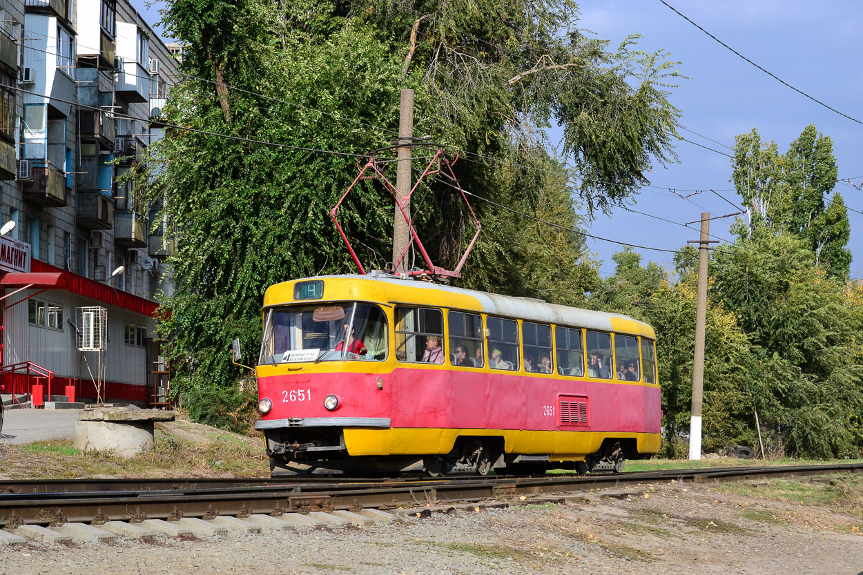 Volgograd, Tatra T3SU (2-door) N°. 2651