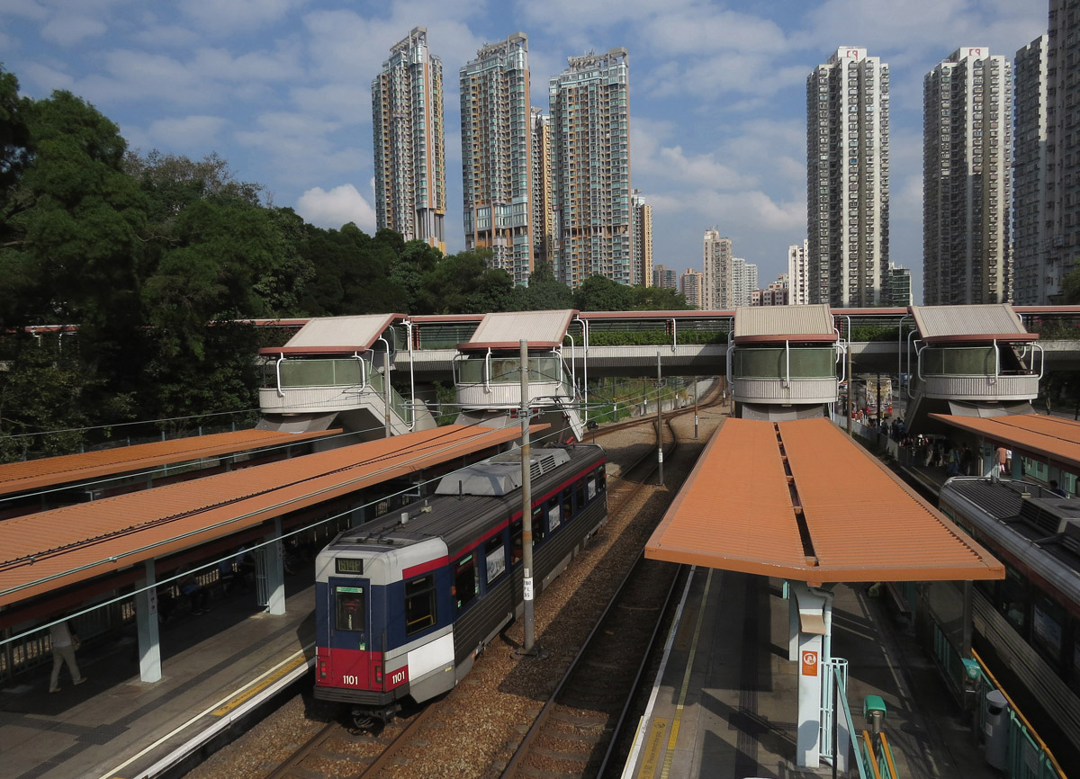 Hong Kong, A. Goninan & Co nr. 1101; Hong Kong — MTR Light Rail — Tram Lines and Infrastructure