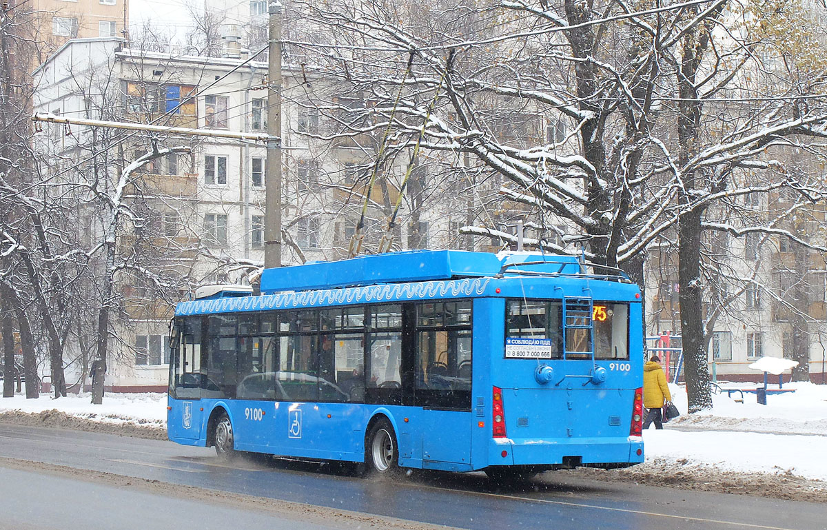 Москва, СВАРЗ-6238 (Тролза-5265.00 «Мегаполис») № 9100