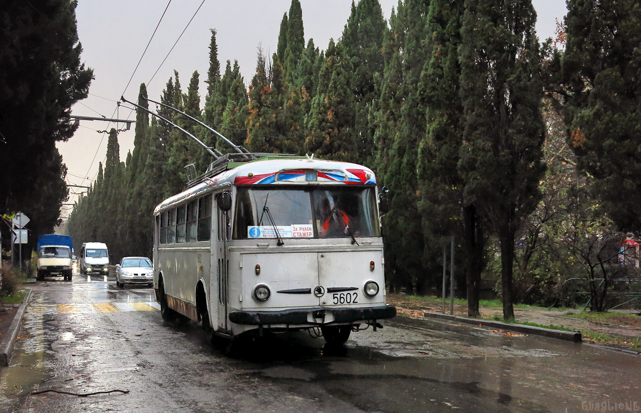 Крымский троллейбус, Škoda 9Tr24 № 5602