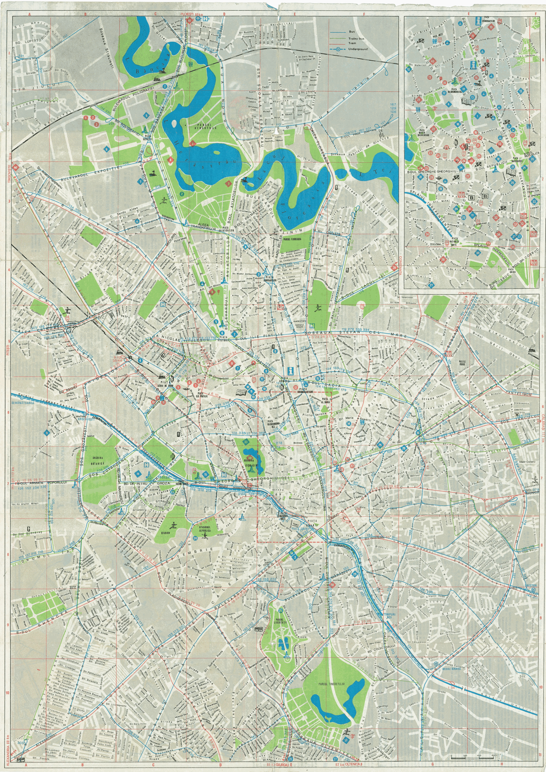 Bucureşti — Maps