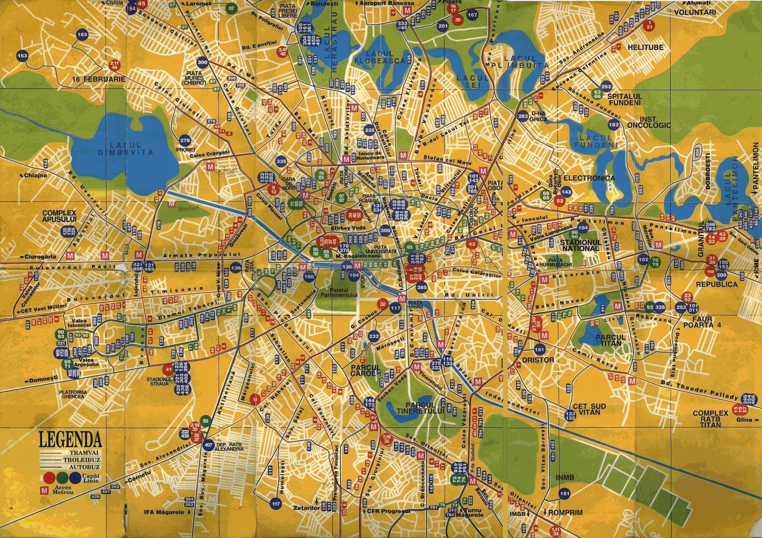 Bucharest — Maps