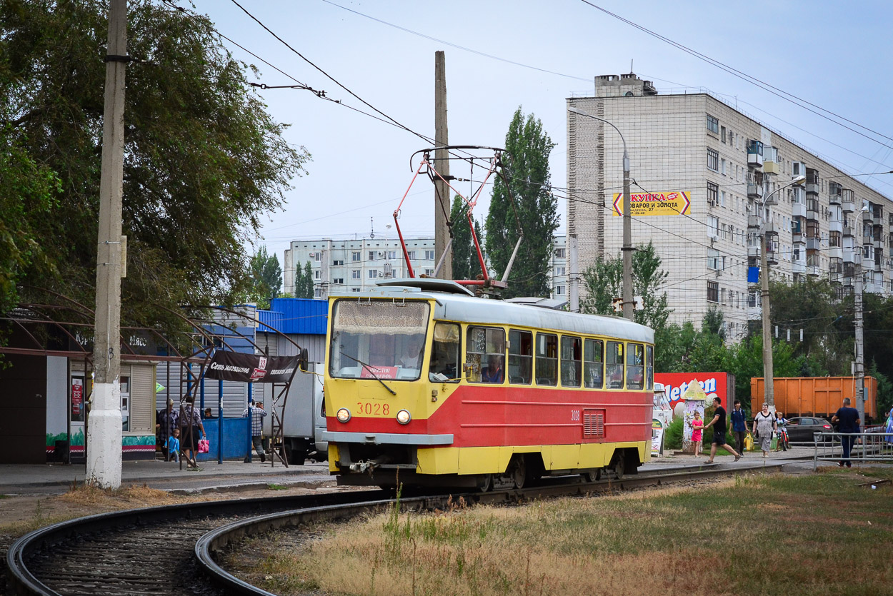 Volgograd, Tatra T3SU mod. VZSM N°. 3028