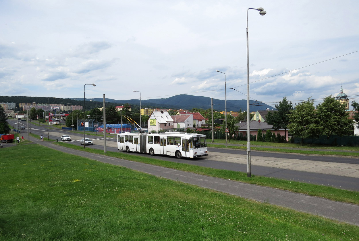 Chomutov, Škoda 15Tr11/7 № 013; Chomutov — Non-realized fast-tramway project in the 80s • Nerealizovaný projekt rychlodrahy v 80. letech