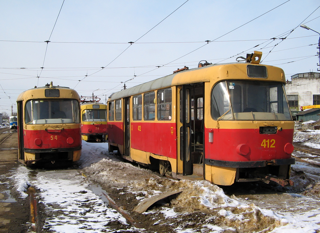 Tula, Tatra T3SU Nr 54; Tula, Tatra T3SU Nr 412