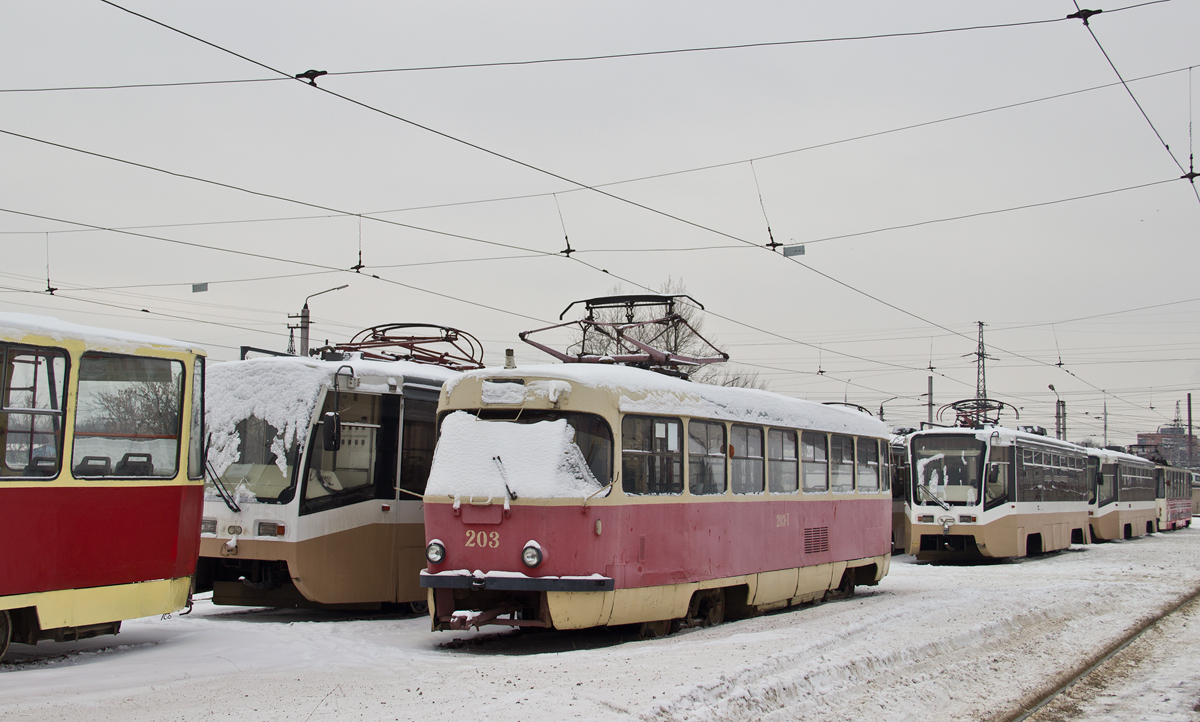 Тула, Tatra T3SU № 203; Тула, 71-619КТ № 31; Тула — Новые вагоны