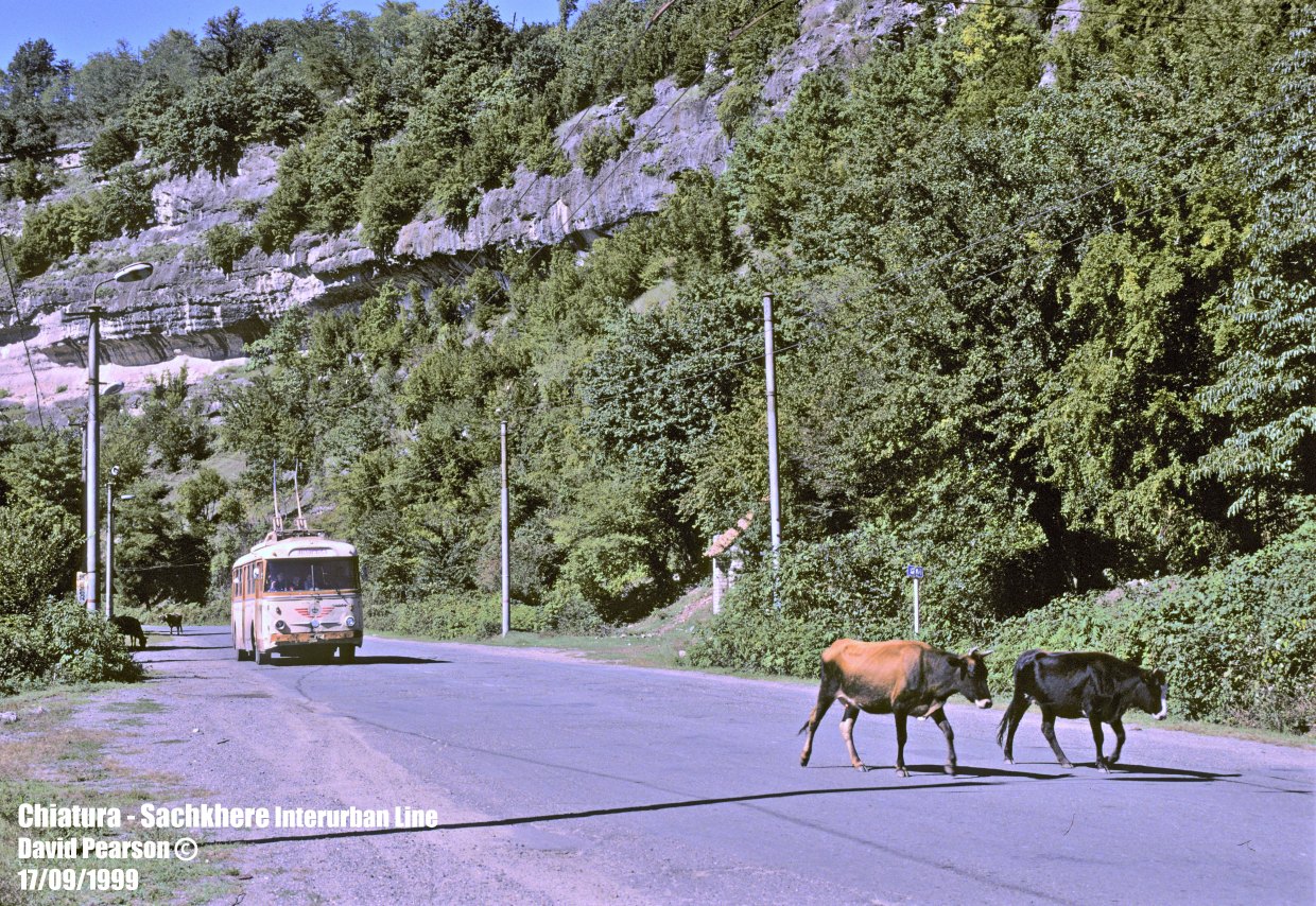 Chiatura, Škoda 9Tr — 51; Transport and animals