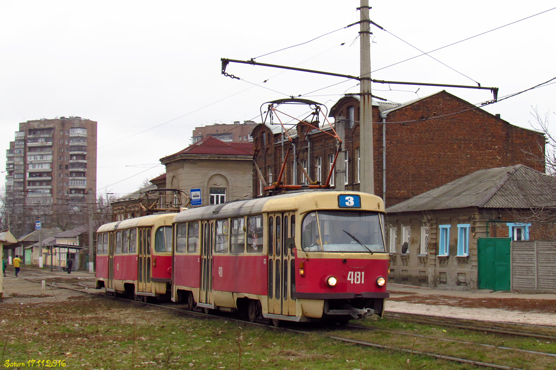 Харьков, Tatra T3SU № 481