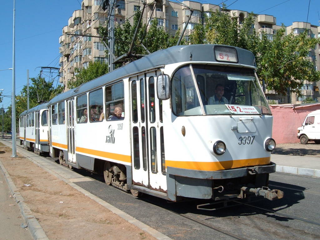 Букурещ, Tatra T4R № 3397; Букурещ, Tatra T4R № 3329
