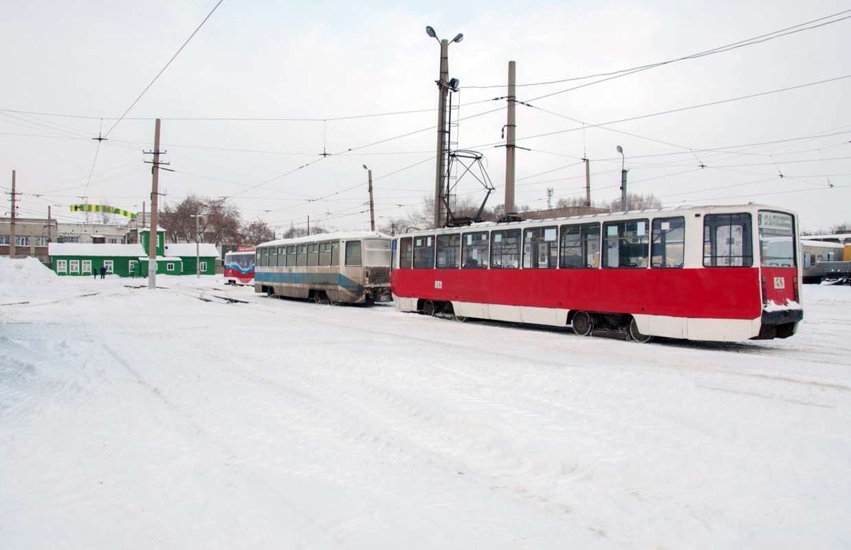 Omsk — 2016-2017 — Receipt of 71-608 trams from Moscow