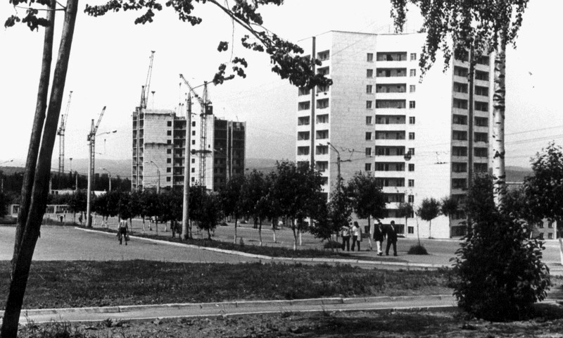 Kachkanar — Old photos; Kachkanar — Trolleybus Lines and Infrastructure