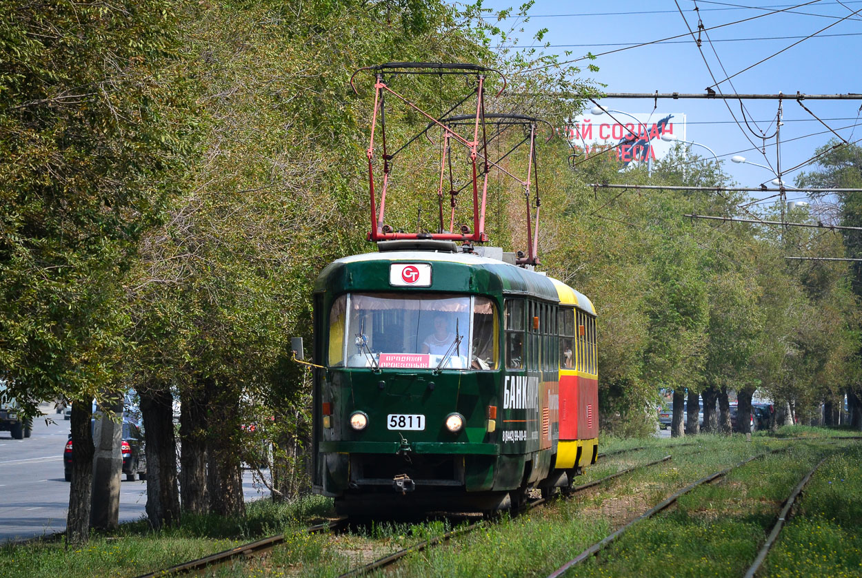 Volgograd, Tatra T3SU # 5811