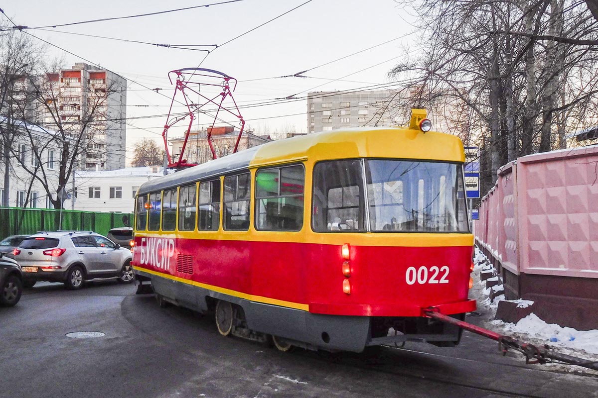 Moscow, Tatra T3SU № 0022