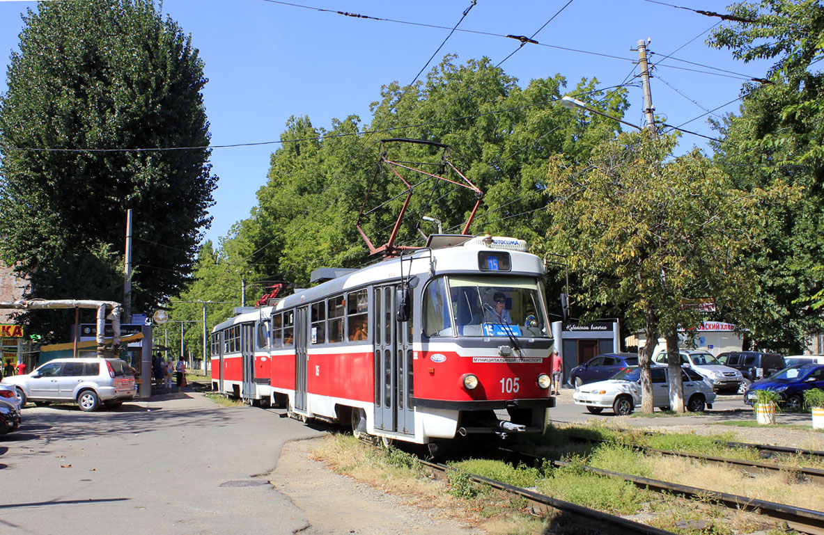 Краснодар, Tatra T3SU КВР МРПС № 105