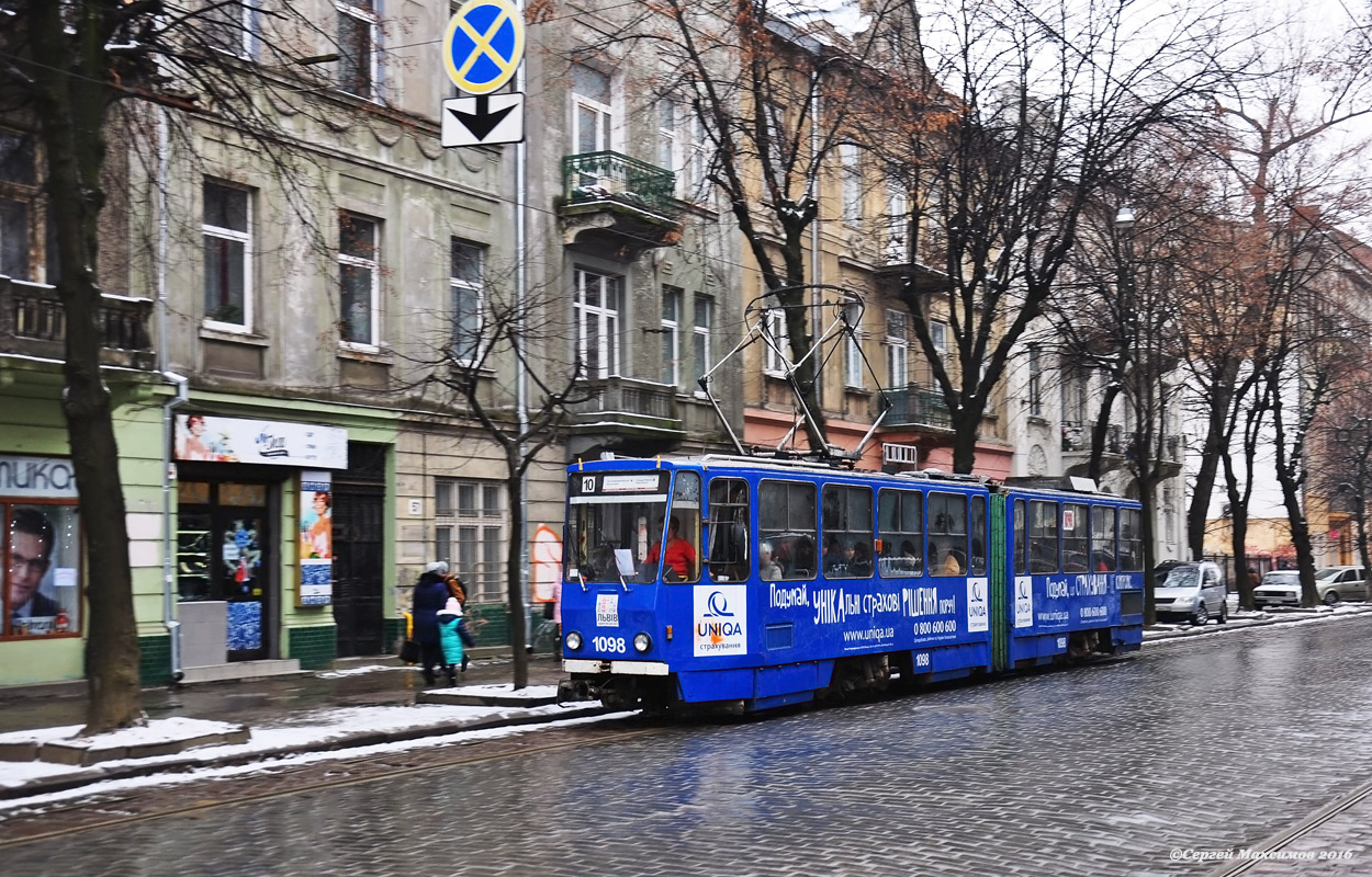 Lviv, Tatra KT4SU # 1098