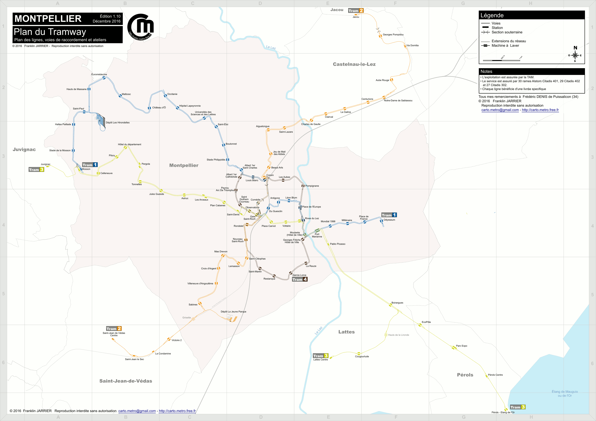 Montpellier — Maps