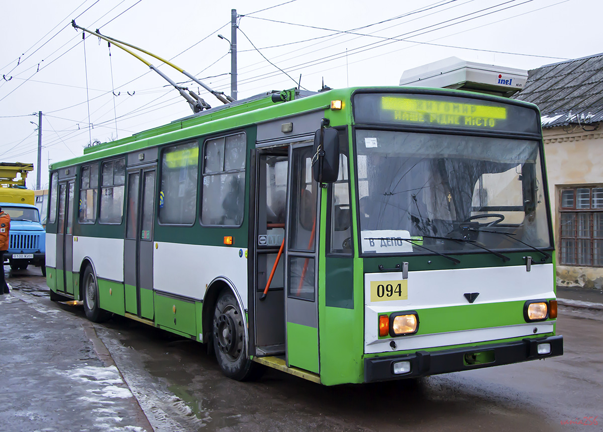 Zhytomyr, Škoda 14TrM № 094; Zhytomyr — Construction of the line in the neighborhood Khmilnyky
