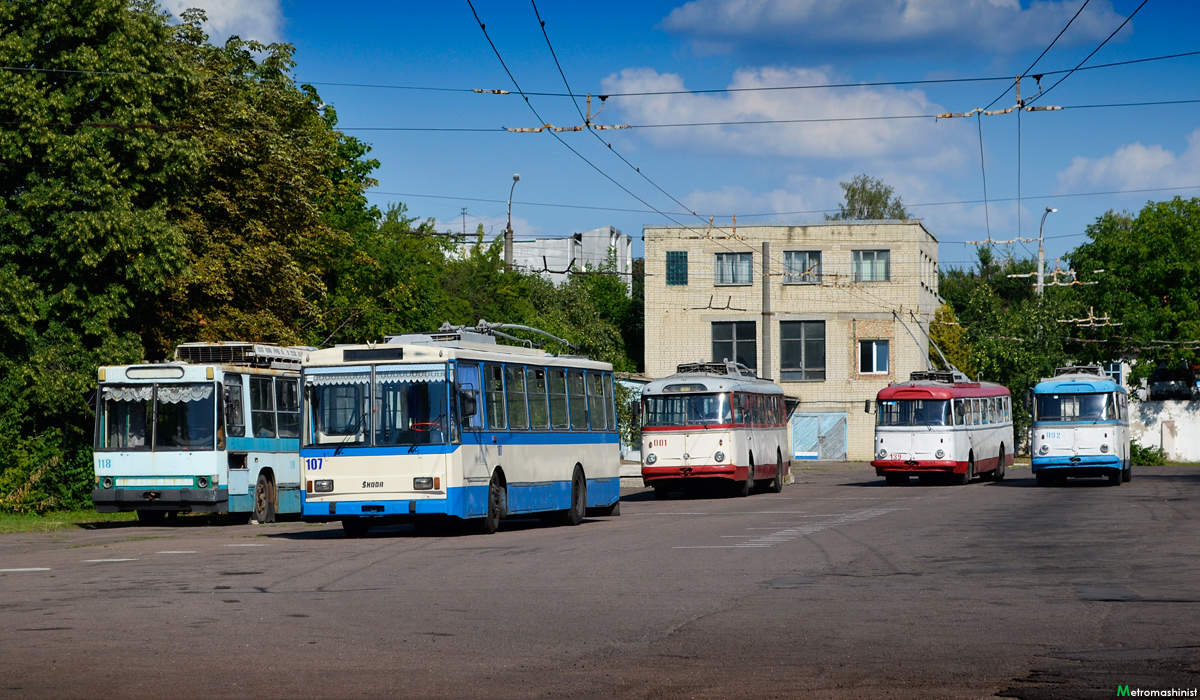 Rivne, Škoda 14Tr89/6 # 107; Rivne — Miscellaneous photos