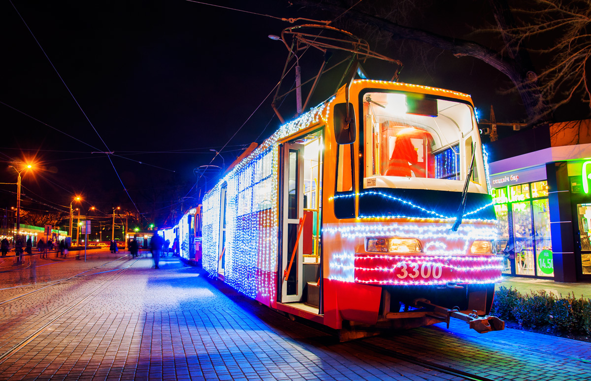 Odesa, T3 KVP Od № 3300; Odesa — Electric Transport During Winter Holidays