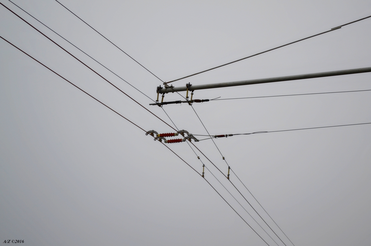 Hrodna — Overhead wires