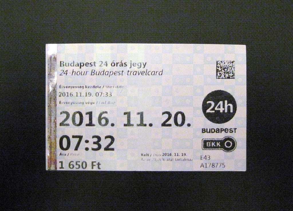 Budapest — Tickets