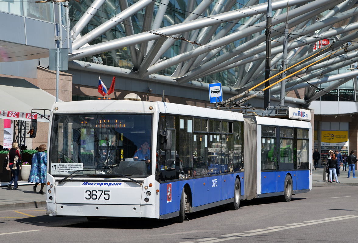 Москва, Тролза-6206.00 «Мегаполис» № 3675