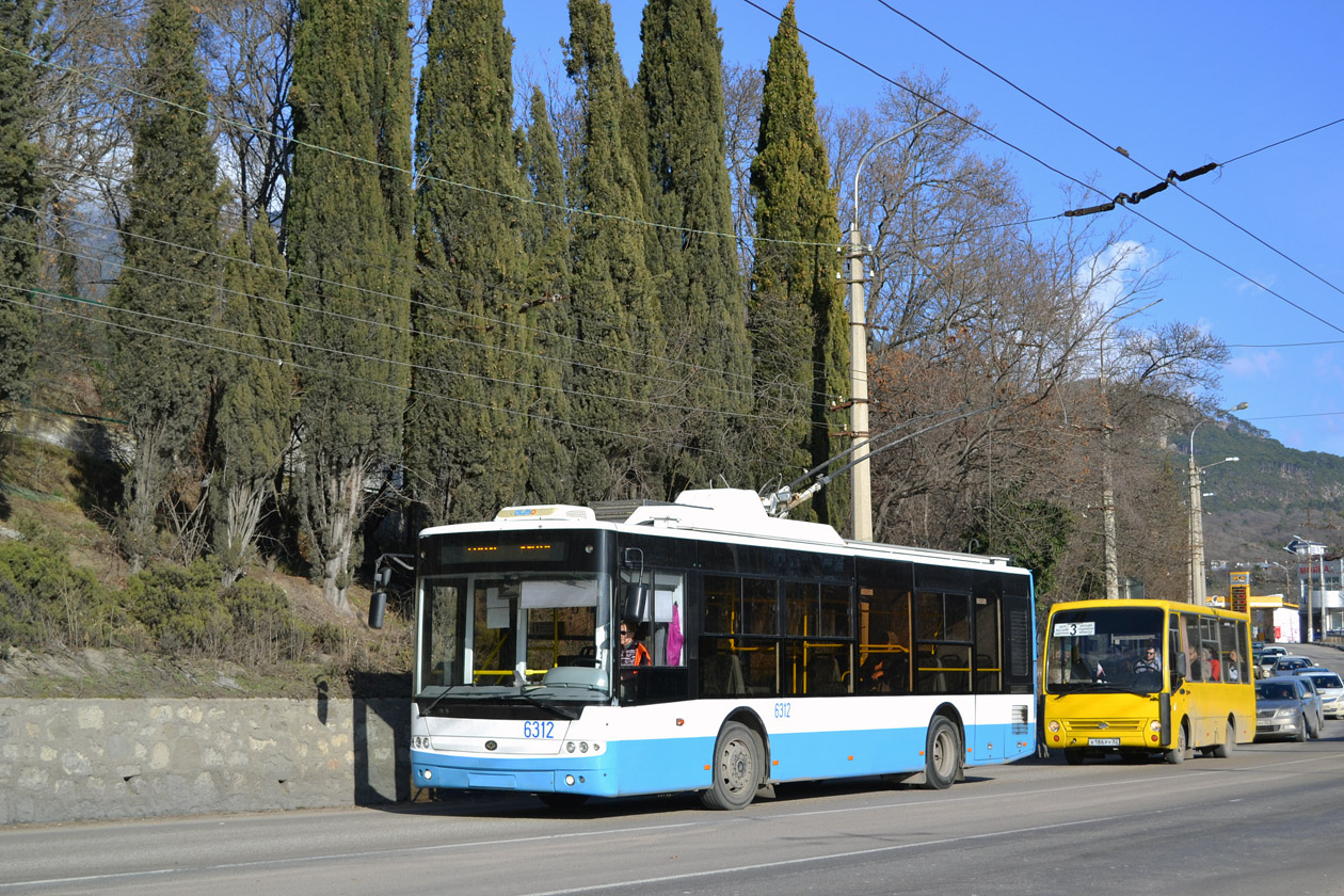 Crimean trolleybus, Bogdan T60111 # 6312