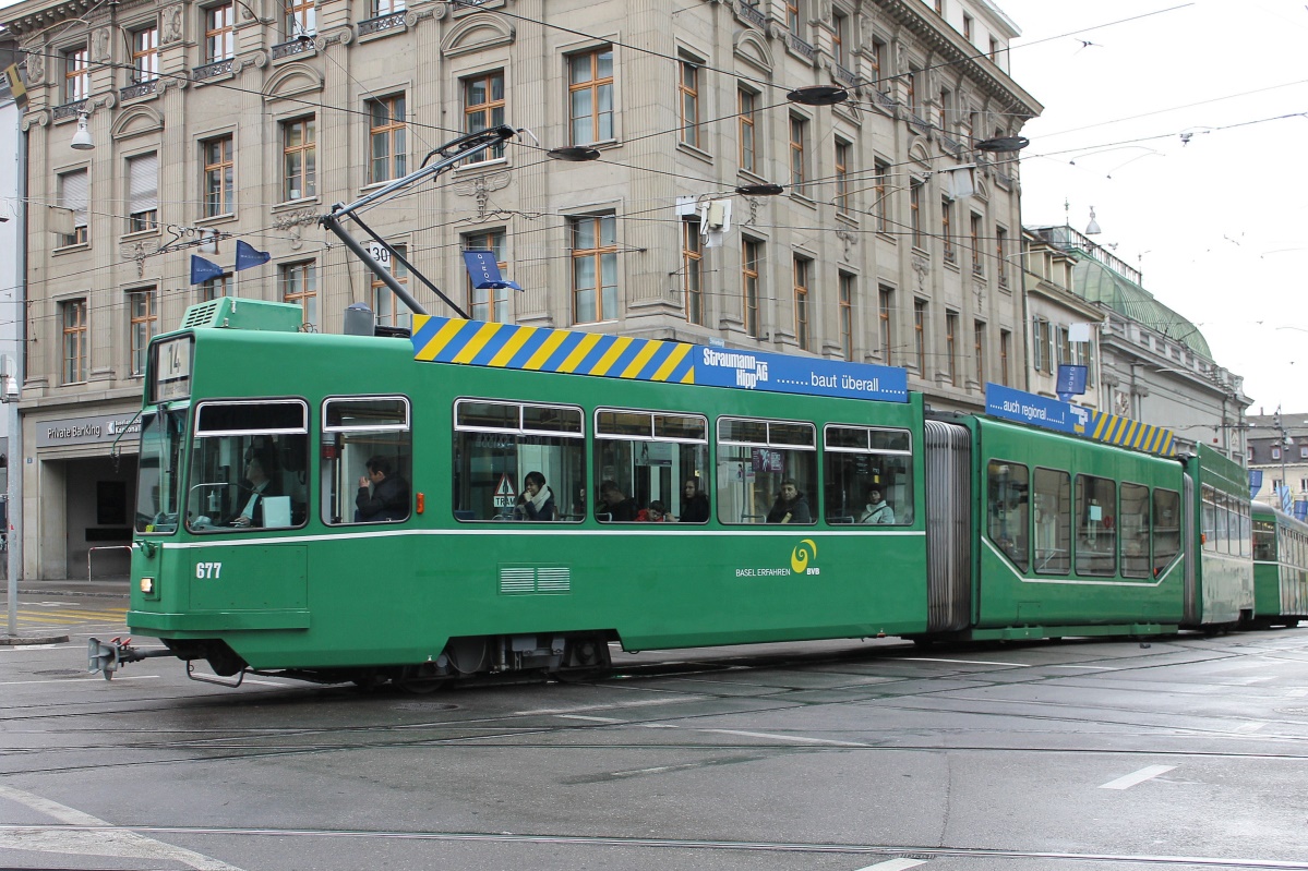 Basel, Schindler/Siemens Be 4/6 S č. 677