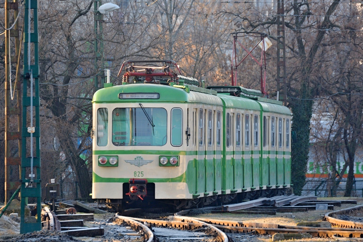 Будапешт, M IX A № 825; Будапешт — Интерурбан (HÉV); Будапешт — Трамвайные депо