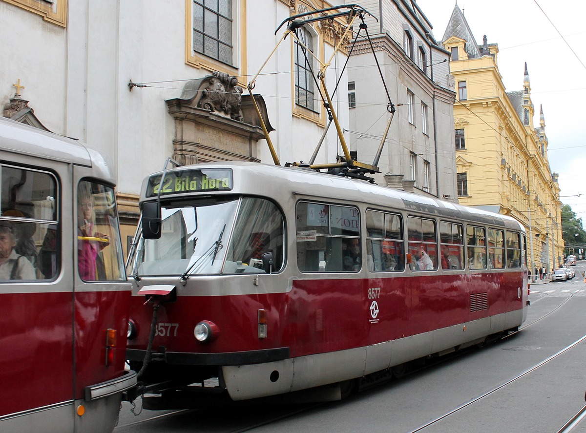 Прага, Tatra T3R.P № 8577