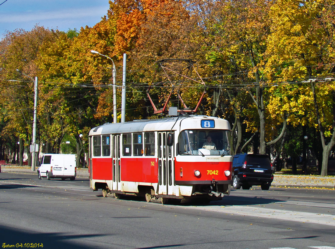 Харьков, Tatra T3SUCS № 7042