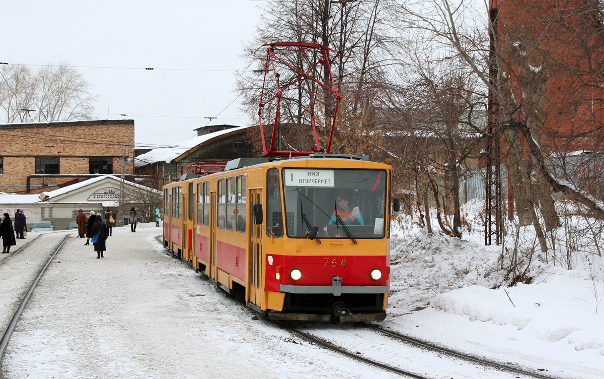 Екатеринбург, Tatra T6B5SU № 764