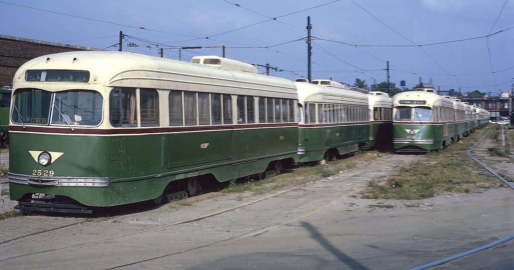 Филадельфия, PCC № 2529; Филадельфия — Трамвайные депо