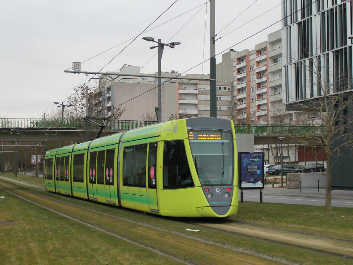 Reims, Alstom Citadis 302 N°. 108