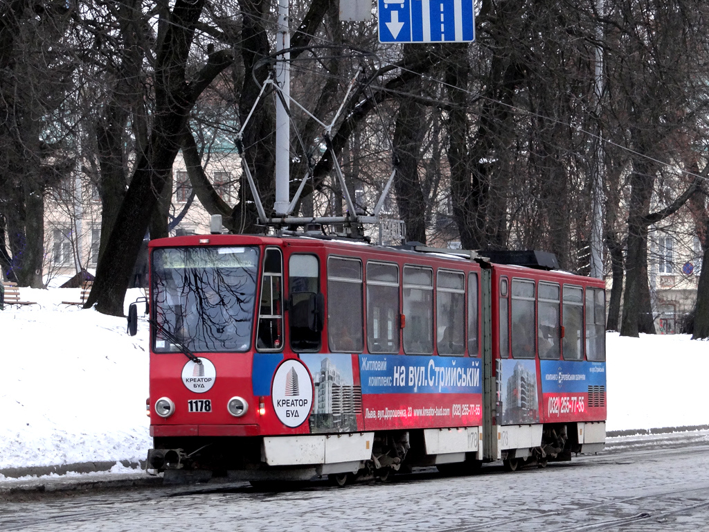 Lviv, Tatra KT4D № 1178