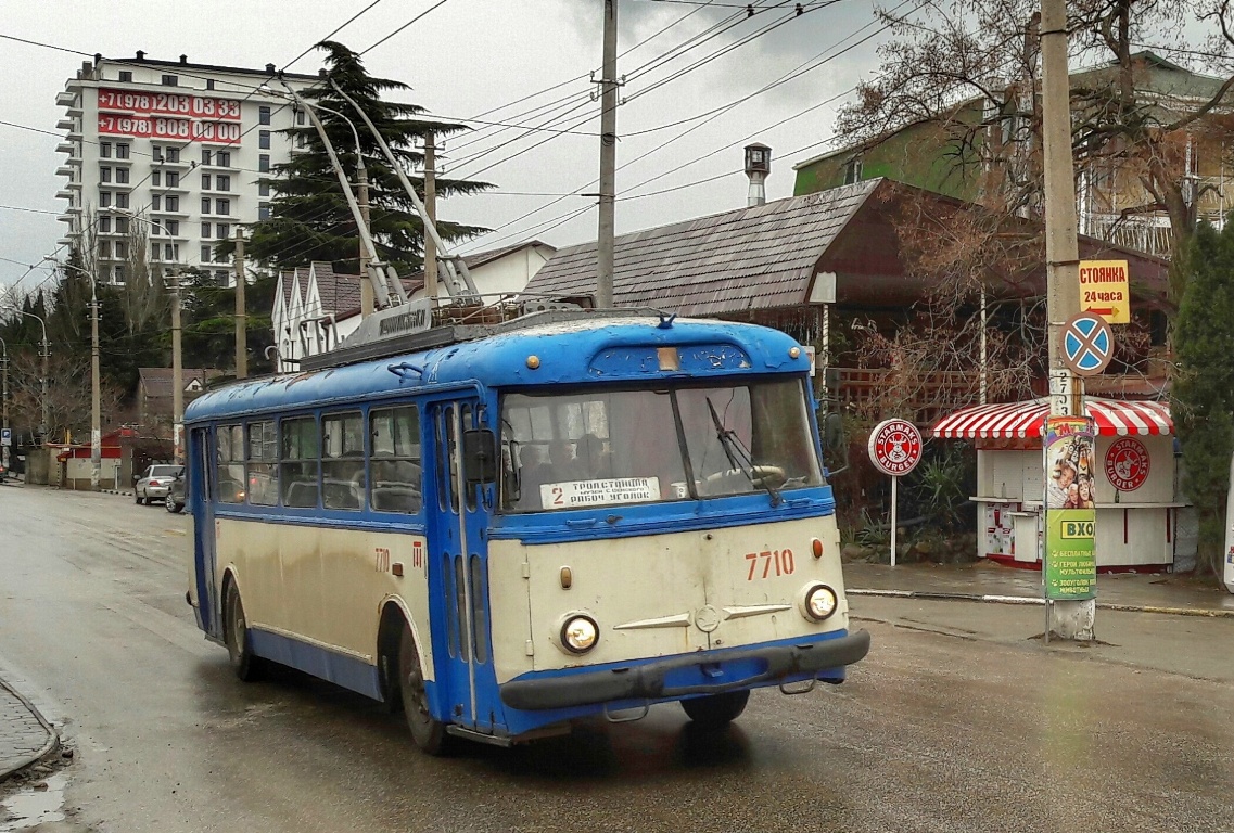 Крымскі тралейбус, Škoda 9TrH27 № 7710