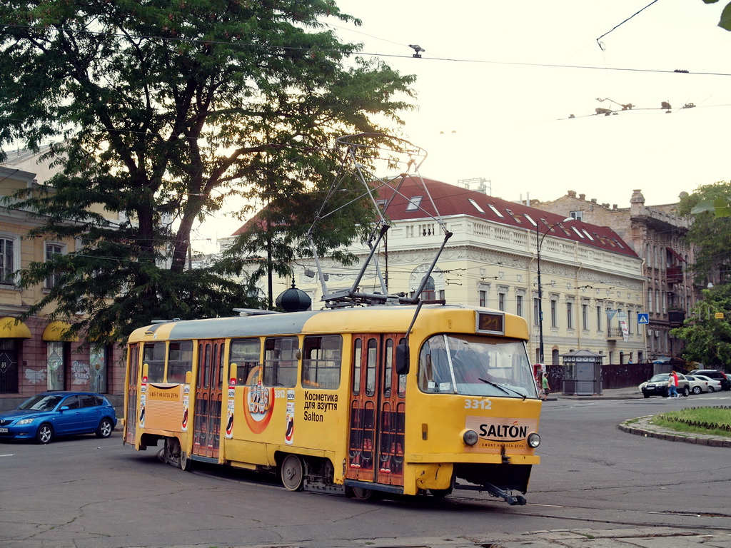 Odessa, Tatra T3R.P # 3312