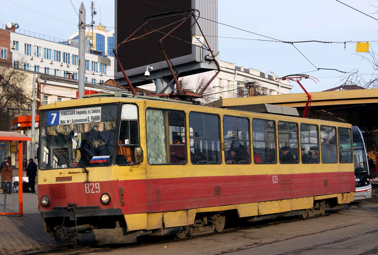 Ростов-на-Дону, Tatra T6B5SU № 829