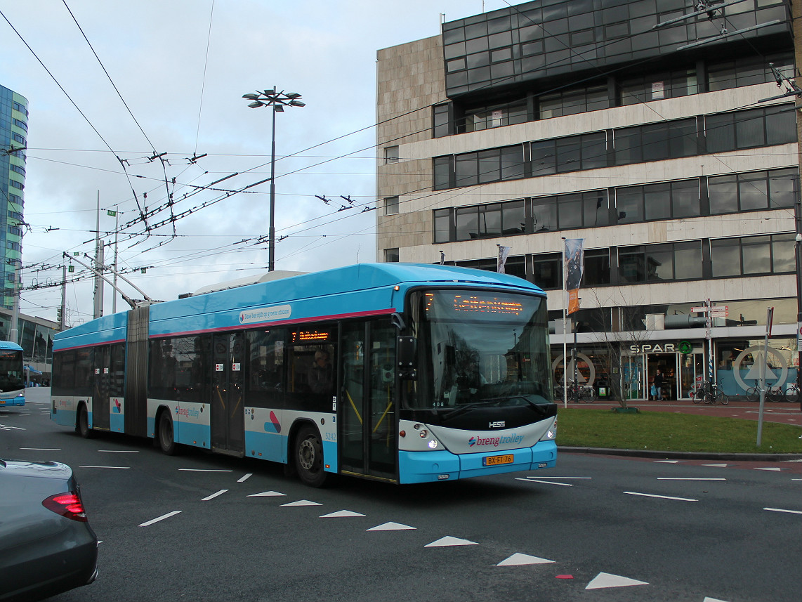 Arnhem, Hess SwissTrolley 3 (BGT-N2C) nr. 5242