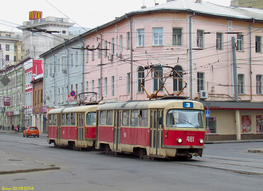 Харьков, Tatra T3SU № 481