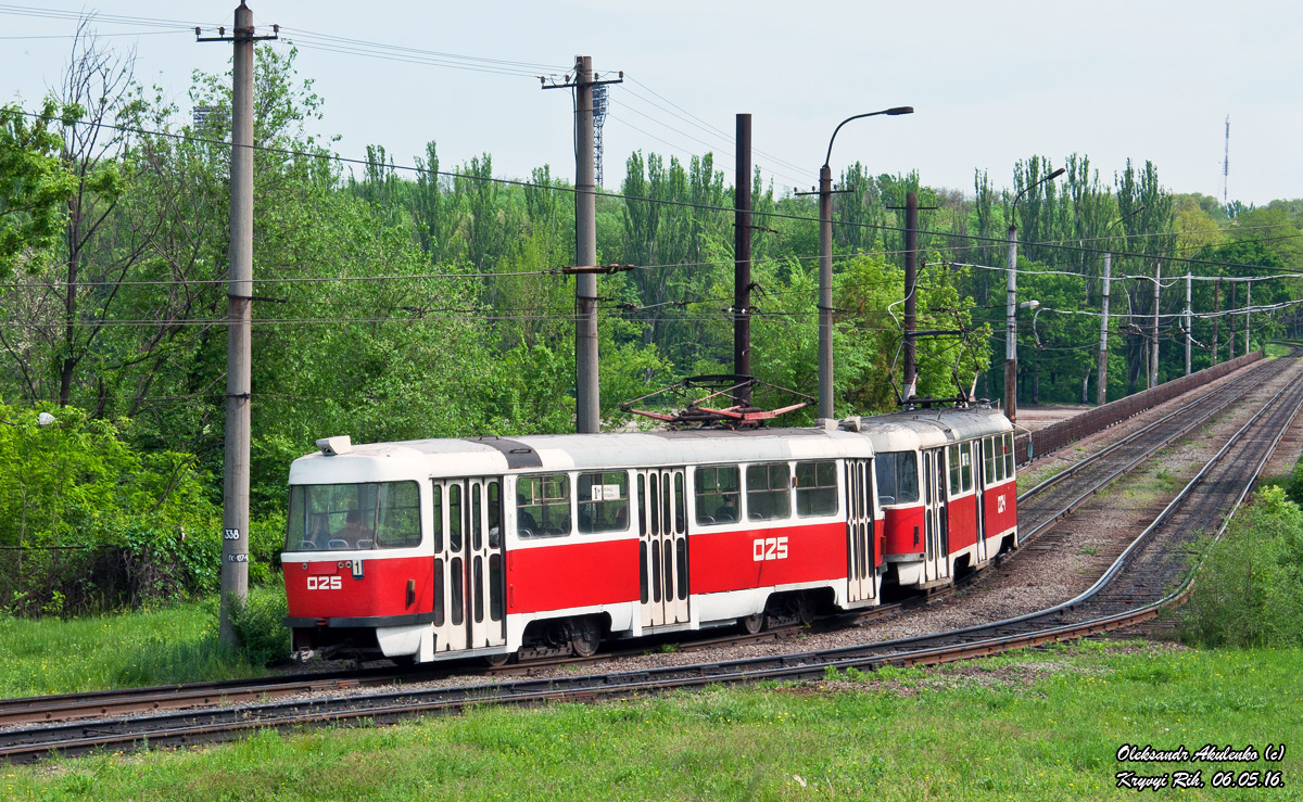 Кривой Рог, Tatra T3SU № 025