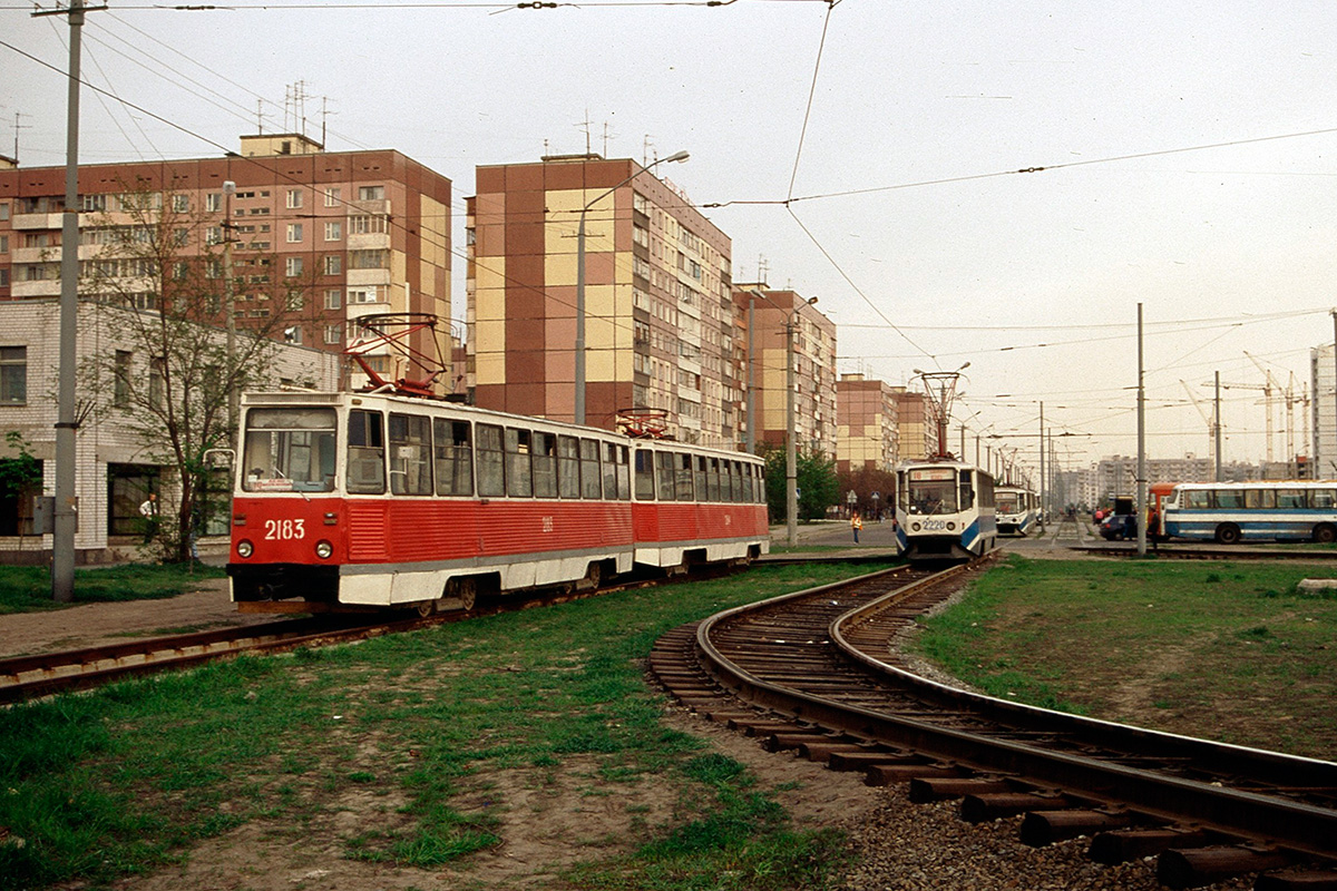 Dnipro, 71-605 (KTM-5M3) N°. 2183; Dnipro — Old photos: Shots by foreign photographers