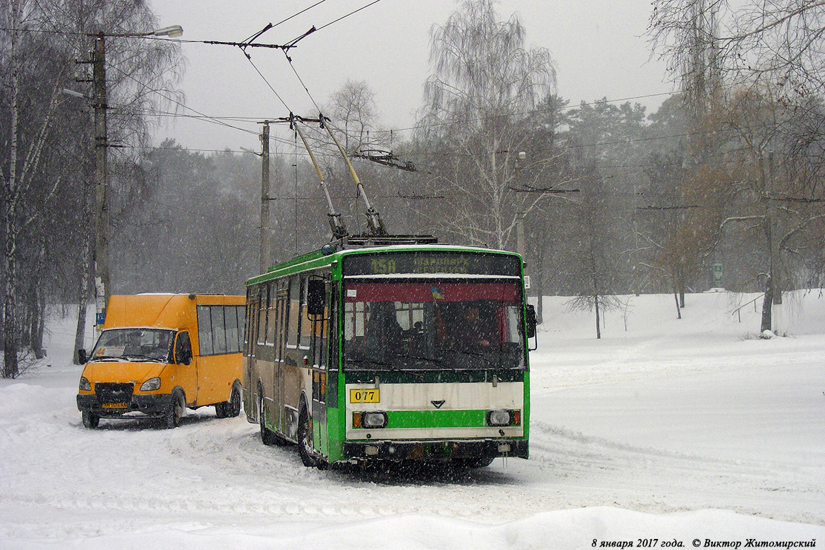 Житомир, Škoda 14TrM № 077